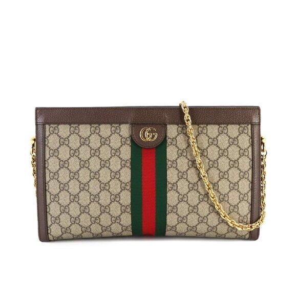 Gucci Handbags - GUCCI Ophidia GG Medium Shoulder Bag GG Supreme Canvas Beige 503876 90242821